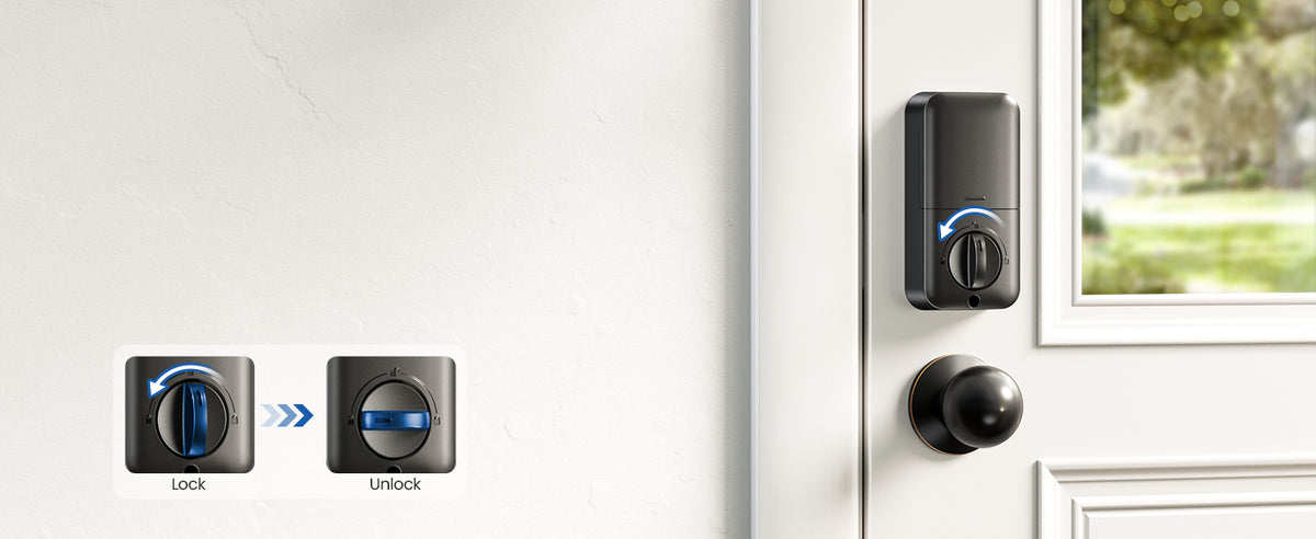 KS01C Keypad Deadbolt Lock with Knobs