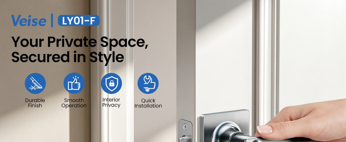 LY01-F Square Privacy Door Lever