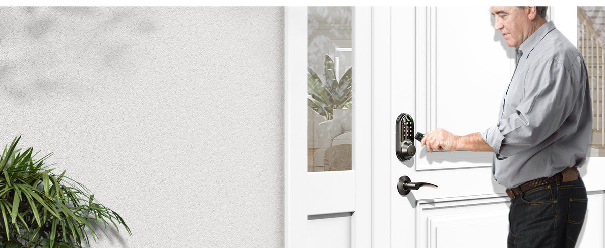 RZ07B Fingerprint Smart Lock with Levers