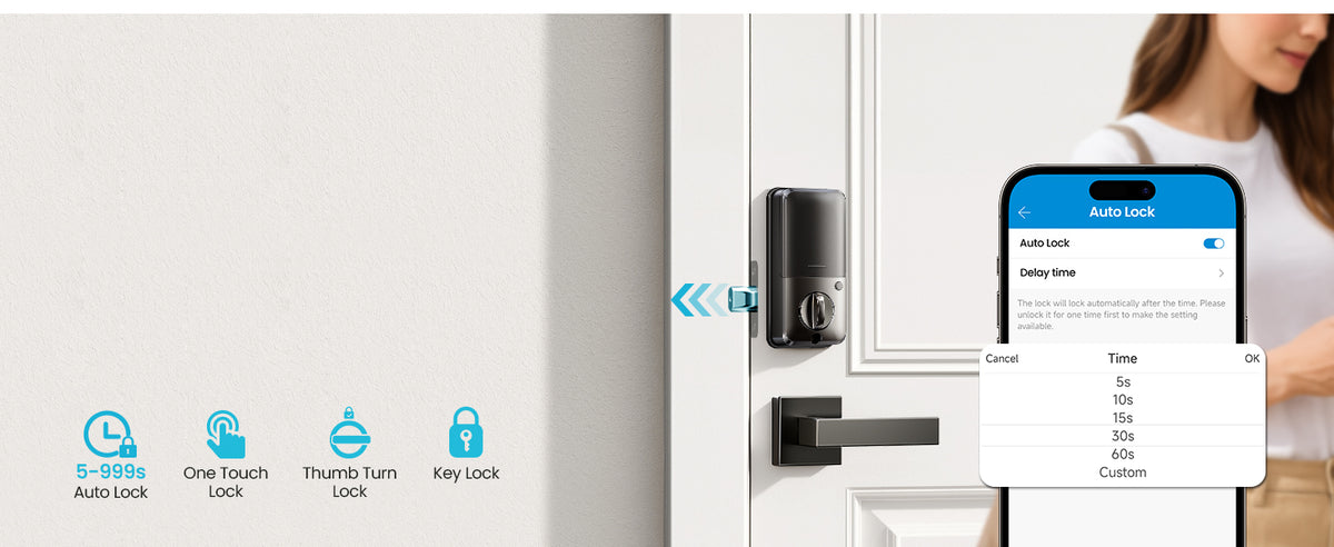 VE07 Fingerprint & Keypad Smart Lock