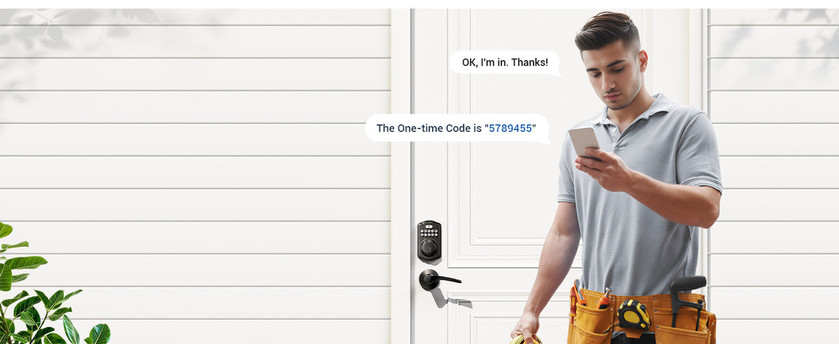 KS02B Fingerprint Deadbolt Lock with Levers