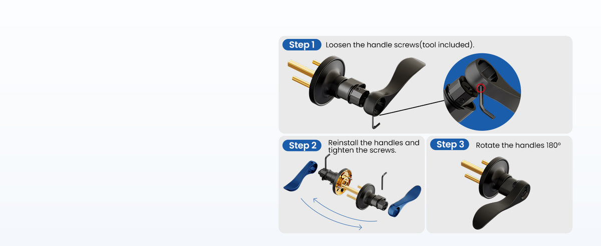 DL01-S Lever lock with deadbolt set