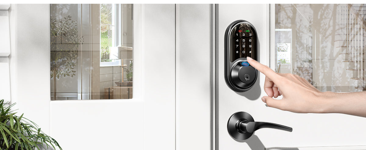 RZ07B Fingerprint Smart Lock with Levers