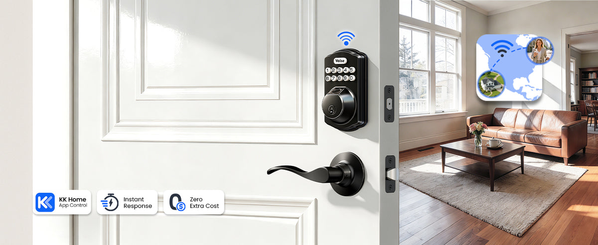 VE012W-B Wi-Fi Smart Fingerprint Smart Lock