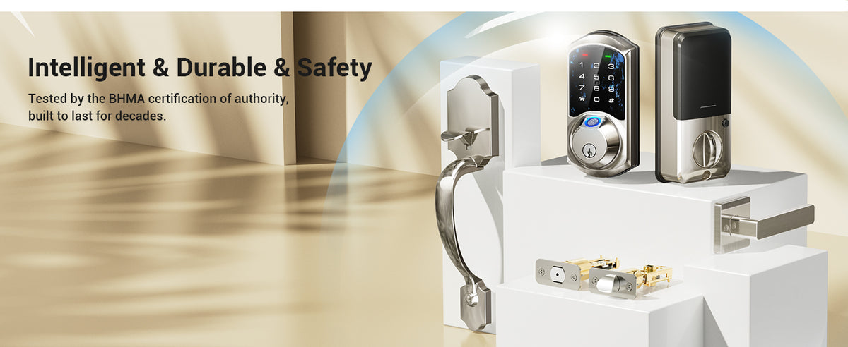 VE07-H Fingerprint Smart Lock with Handles