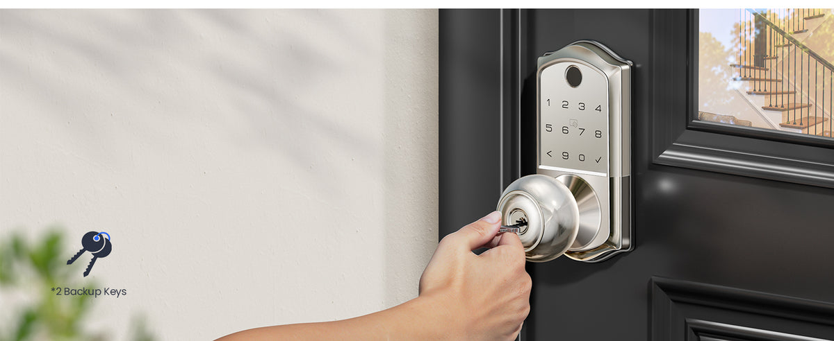 VE018 Fingerprint Smart Lock with Knob