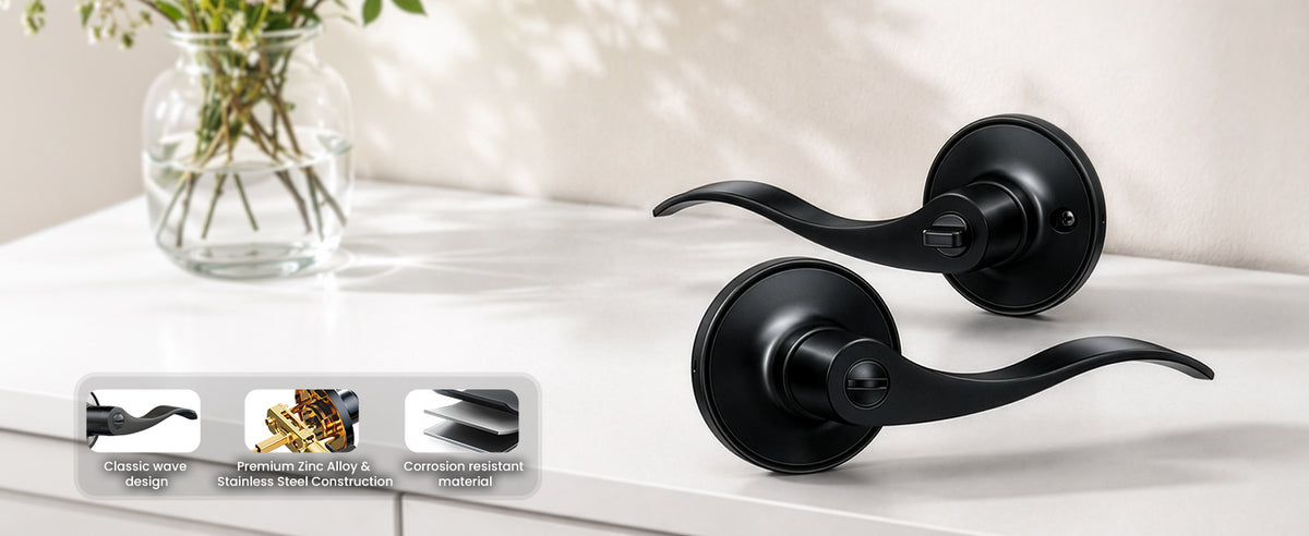 HF01-C Door Handle Privacy Door Levers