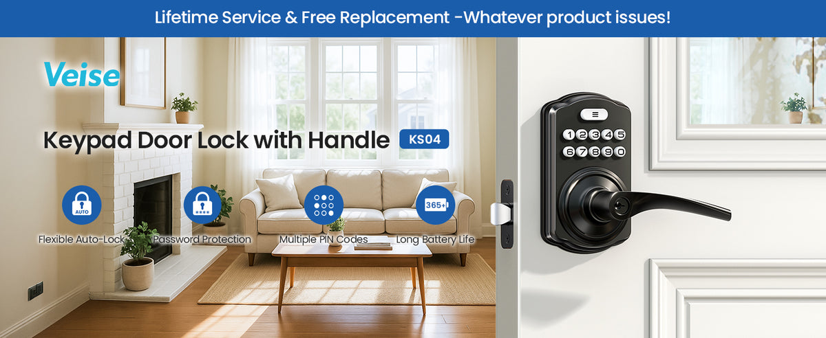 KS04 Keypad Door Lock with Handle