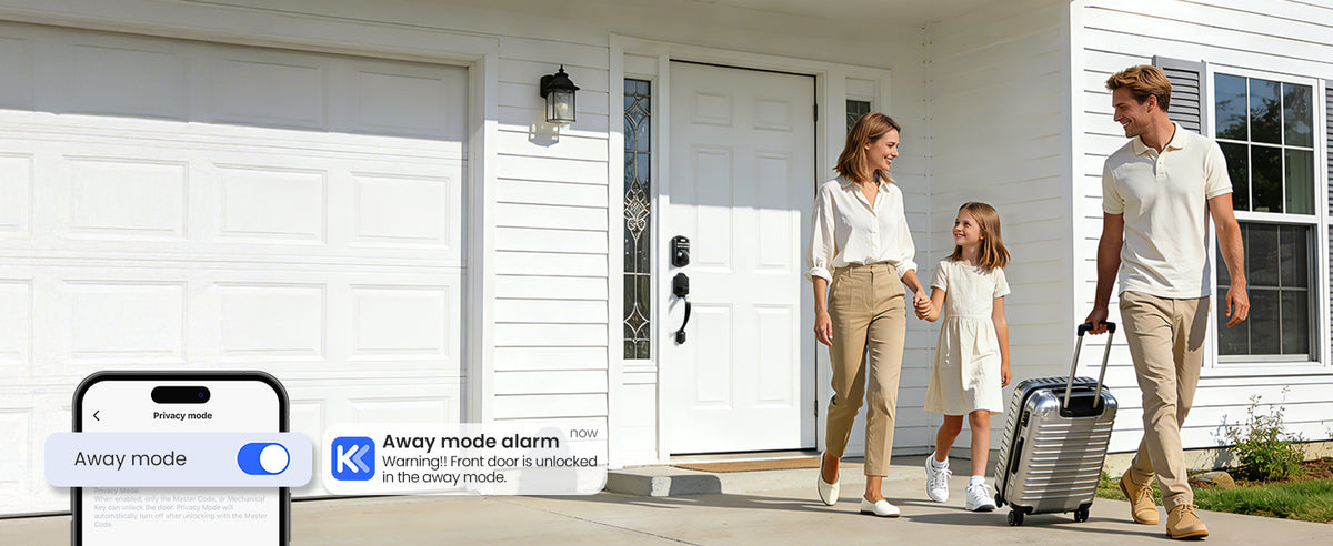 VE012W Built-in Wi-Fi Fingerprint Smart Lock