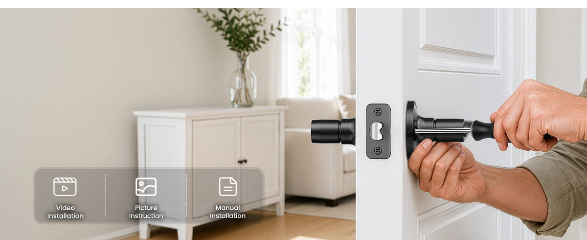 HF01-C Door Handle Privacy Door Levers