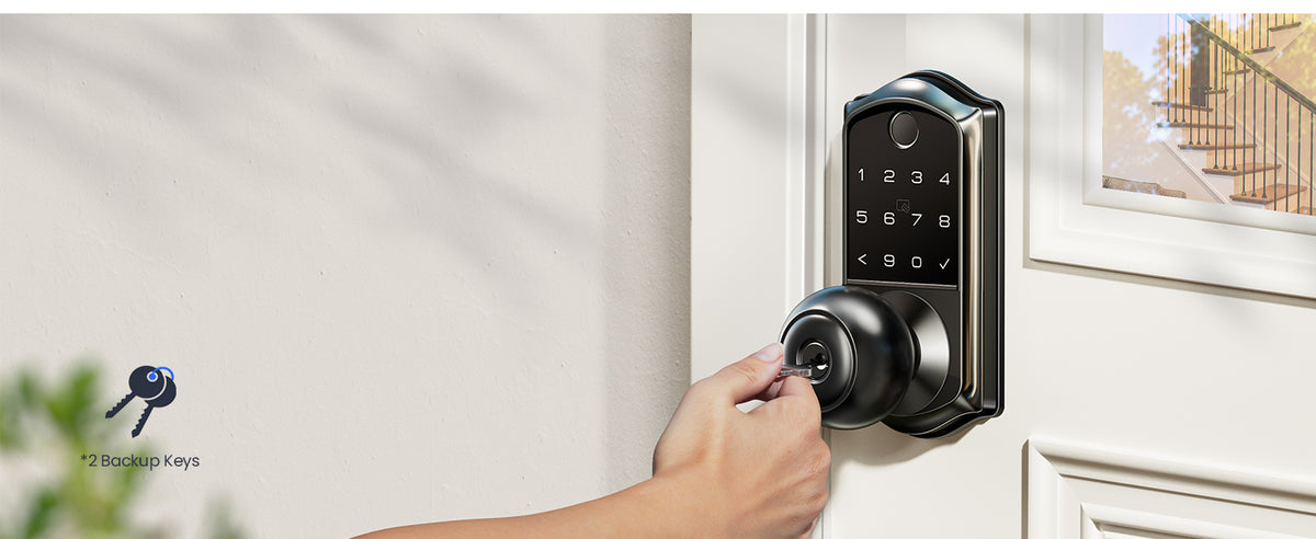 VE018 Fingerprint Smart Lock with Knob
