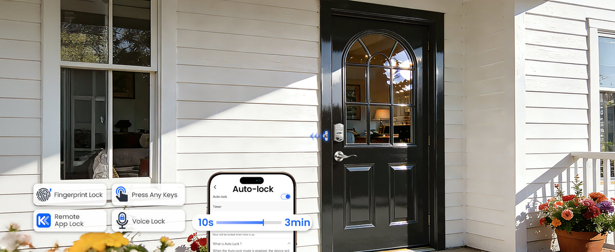 VE012W-B Wi-Fi Smart Fingerprint Smart Lock
