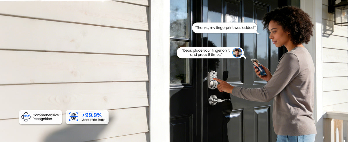 VE012W-B Wi-Fi Smart Fingerprint Smart Lock