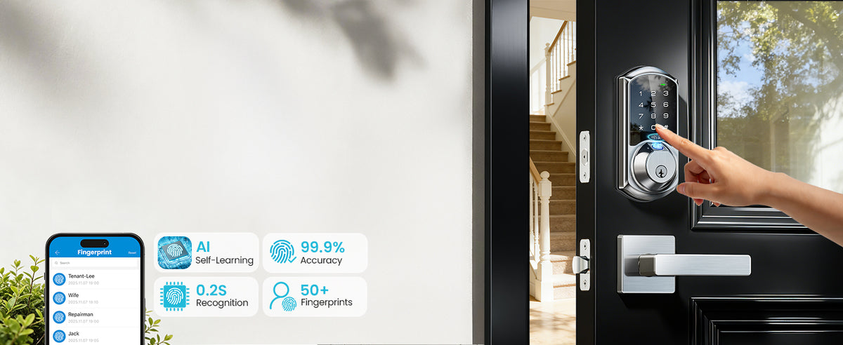 VE07-L Fingerprint Smart Lock with Levers