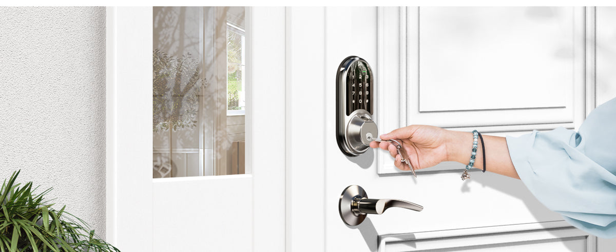RZ07B Fingerprint Smart Lock with Levers