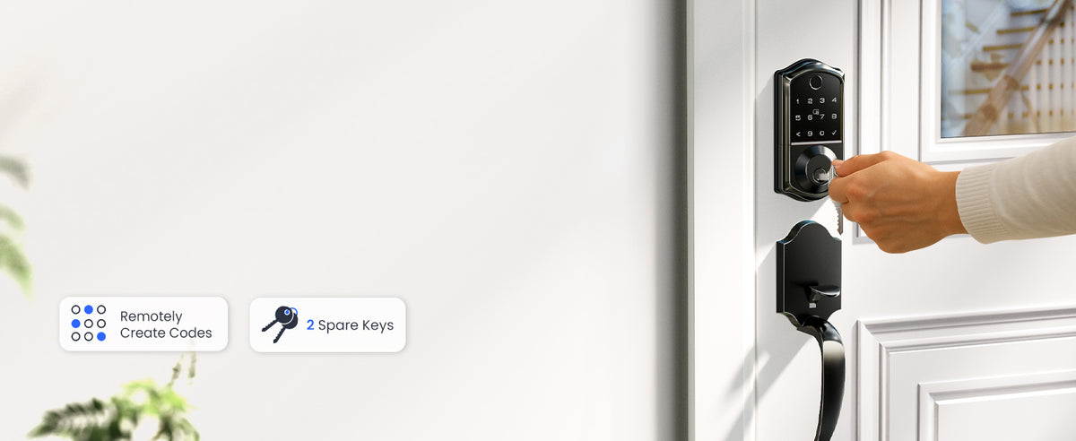 VE017G-H Wi-Fi Smart Fingerprint Front Door Lock Set