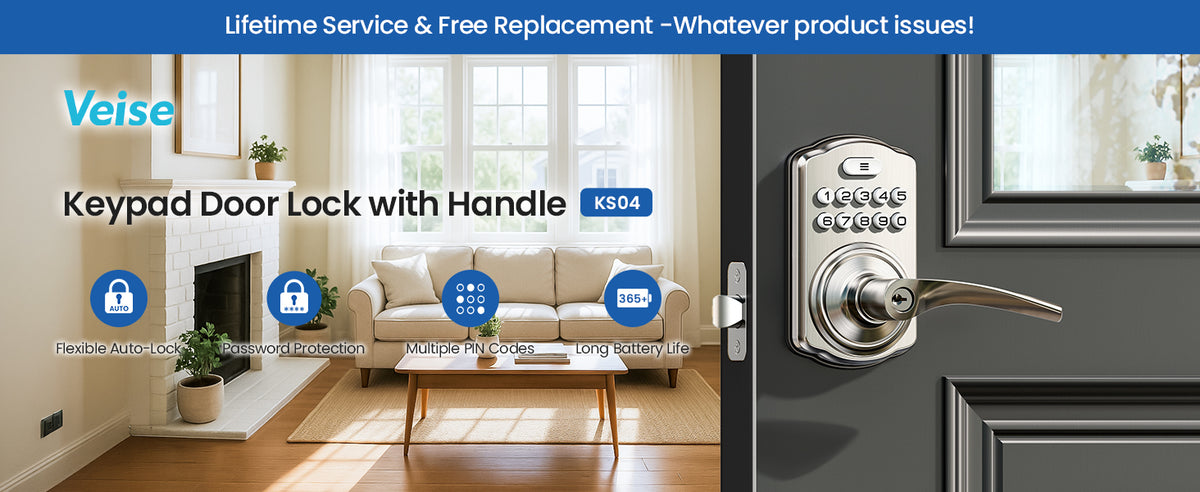 KS04 Keypad Door Lock with Handle