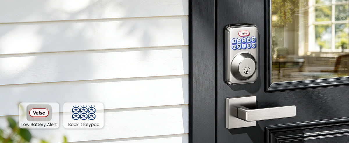 DK01-B Keyless Entry Deadbolt Lock with Handle Set
