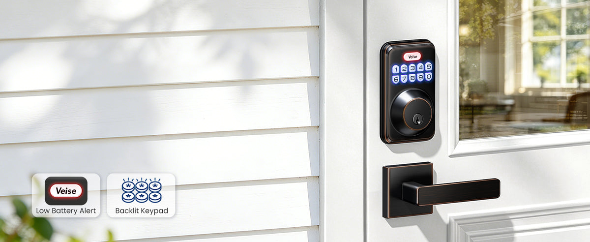 DK01-B Keyless Entry Deadbolt Lock with Handle Set