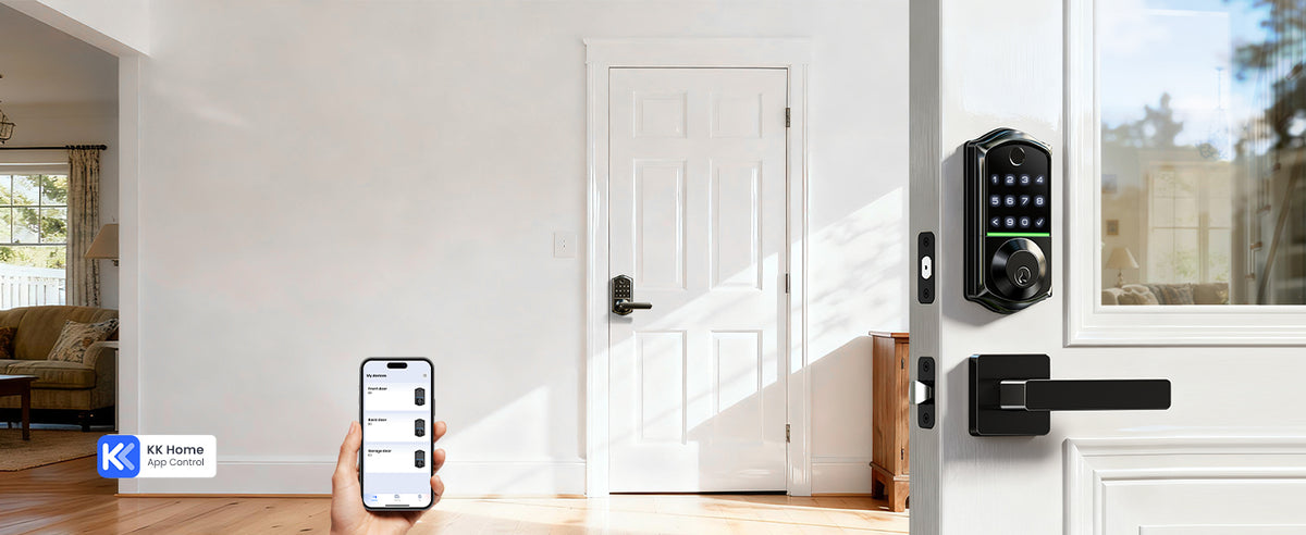 VE017-B Fingerprint Smart Lock for Front Door