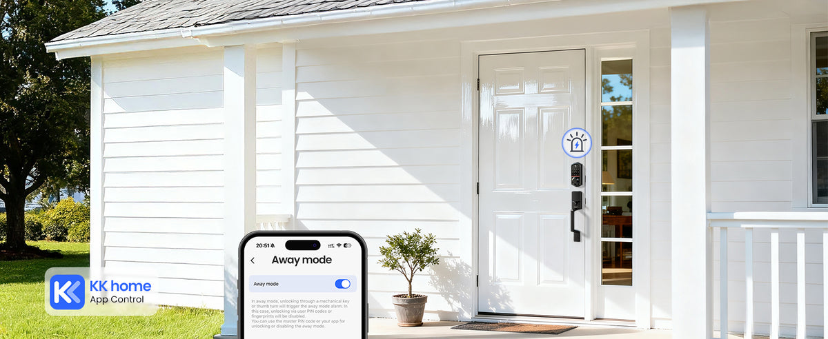 VE017-D Fingerprint Smart Front Door Lock Set