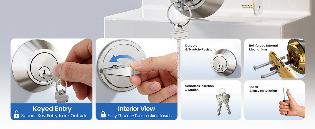 D01 Single Cylinder Deadbolt