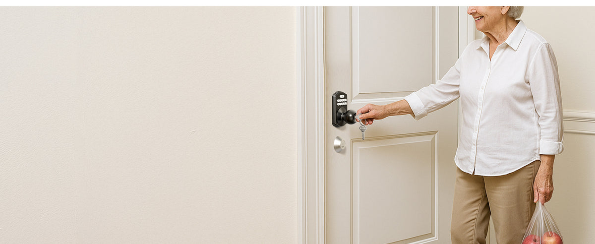 KS03 Keypad Door Knob Lock