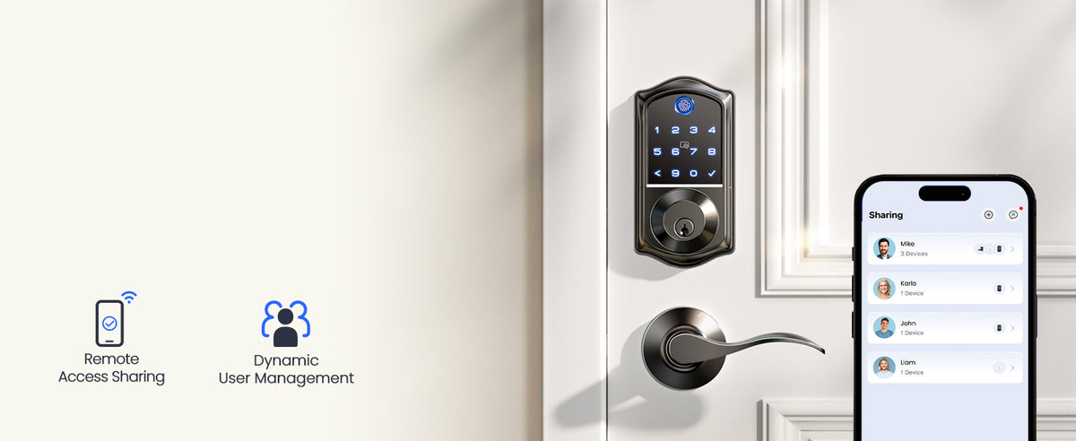 VE017G Wi-Fi Smart Door Lock with Fingerprint