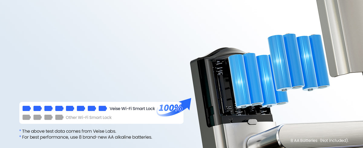 VE029 Wi-Fi Smart Lever Lock with Digital Keypad