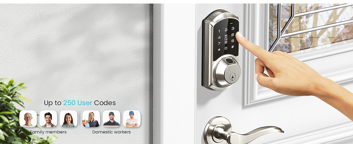 VE07 Fingerprint & Keypad Smart Lock