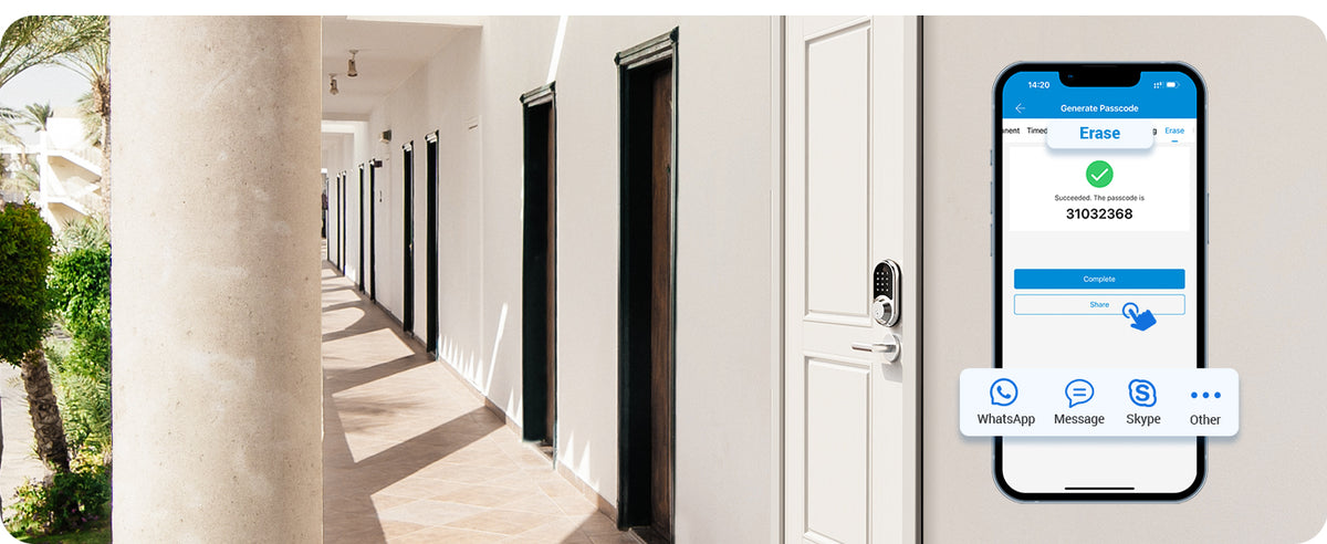 RZ06 Keyless Entry Smart Lock with App Control