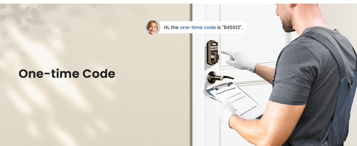KS01B Keyless Entry Door Lock with 2 Lever Handles