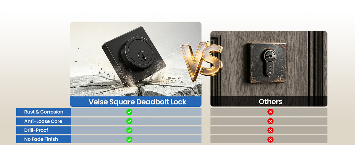 ZY01 Modern Square Deadbolt Lock