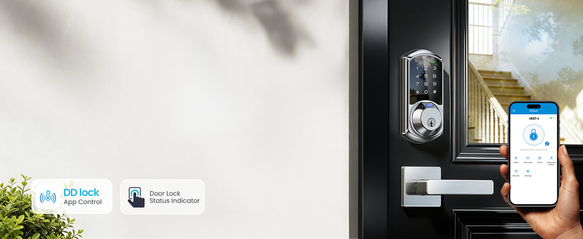 VE07-L Fingerprint Smart Lock with Levers