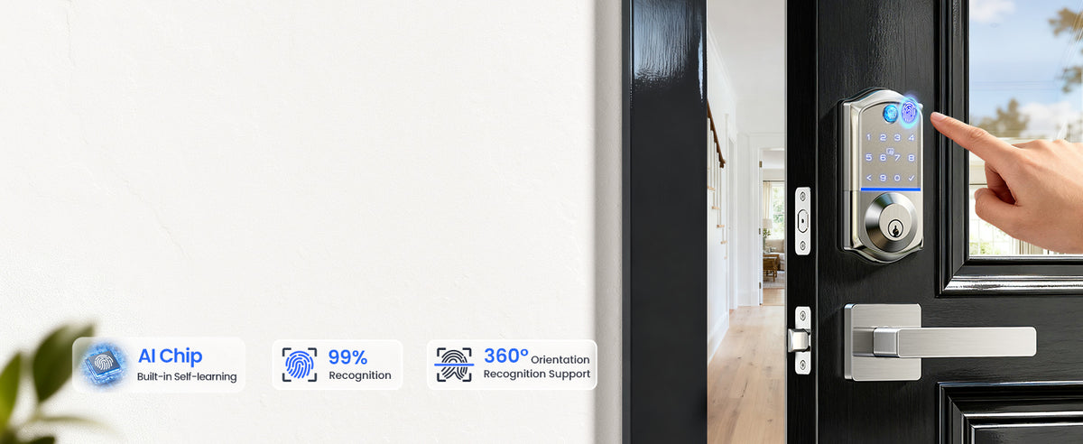 VE017-B Fingerprint Smart Lock for Front Door