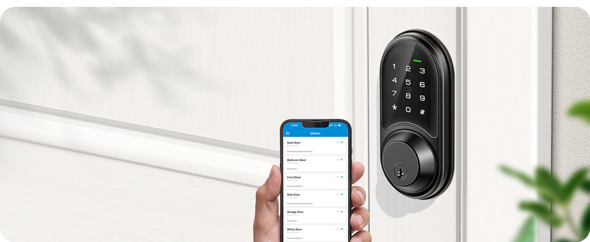 RZ06 Keyless Entry Smart Lock with App Control
