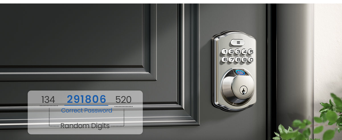 KS02A  Fingerprint Keypad Deadbolt Lock