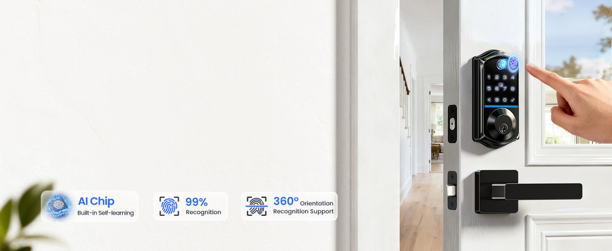 VE017-B Fingerprint Smart Lock for Front Door