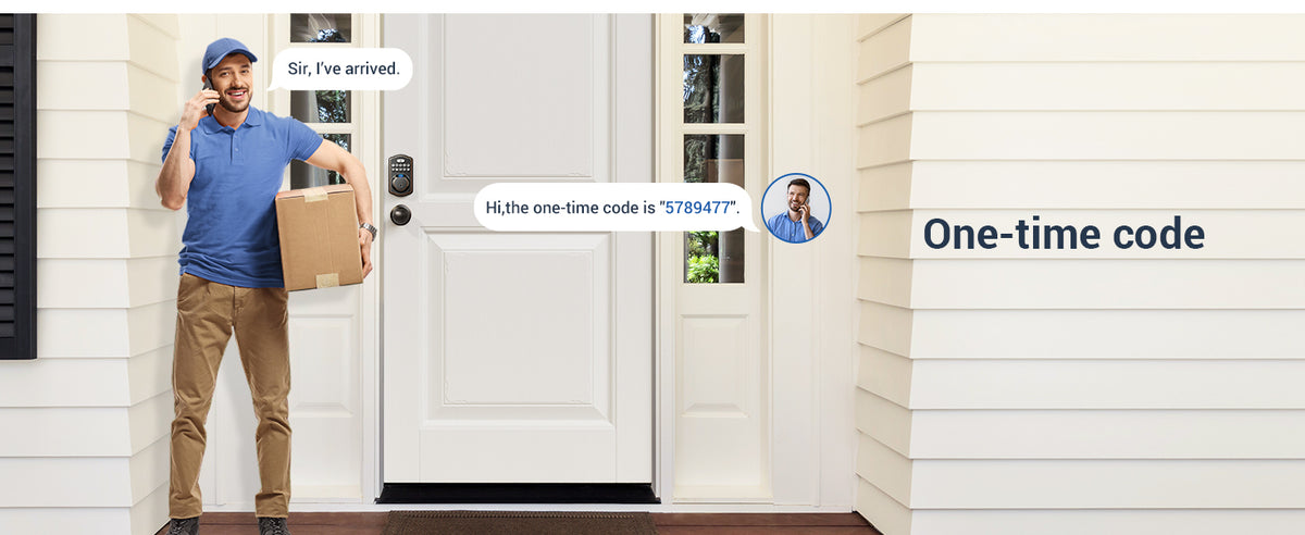 KS02C Fingerprint Deadbolt Lock with Knobs