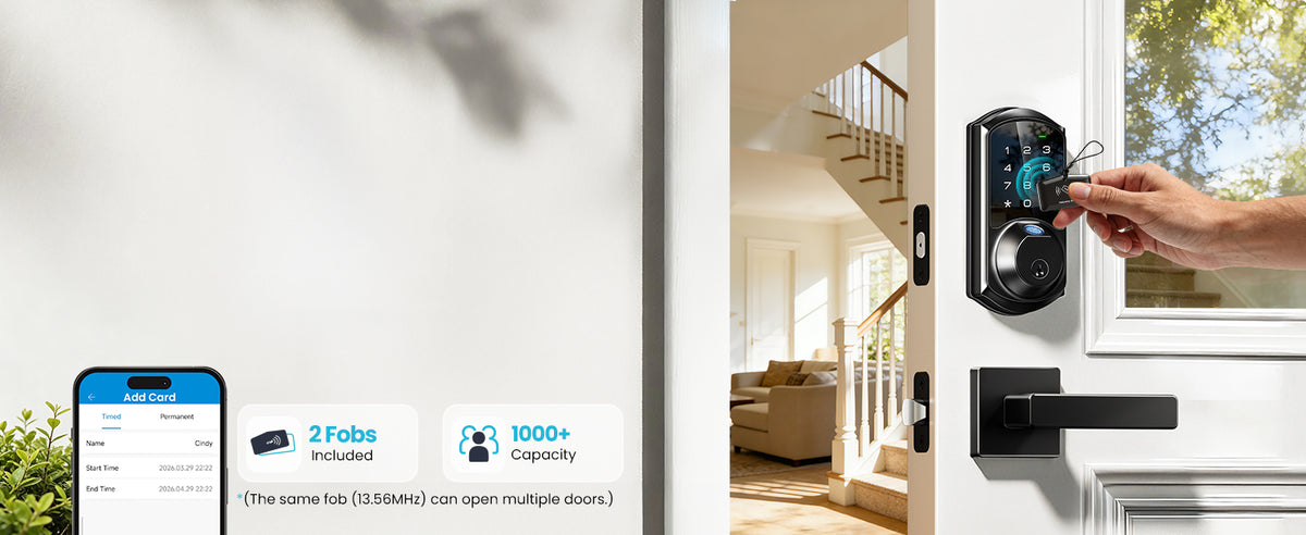 VE07-L Fingerprint Smart Lock with Levers