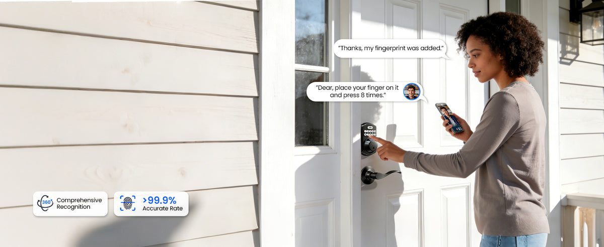VE012W-B Wi-Fi Smart Fingerprint Smart Lock