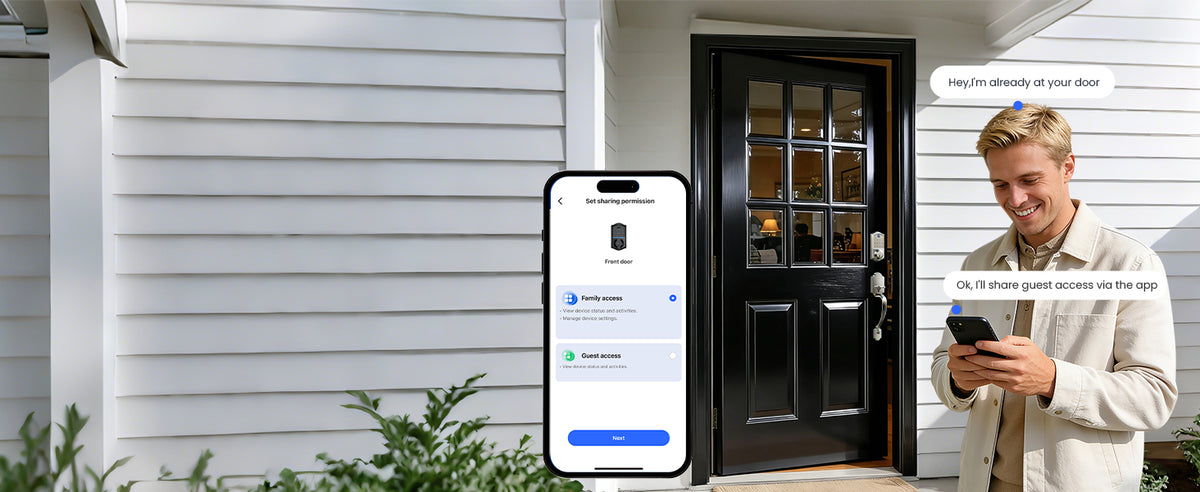 VE017-H Fingerprint Smart Lock with Handle Set