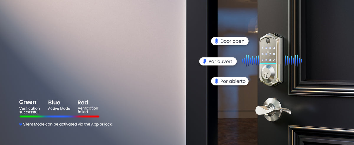VE017G Wi-Fi Smart Door Lock with Fingerprint