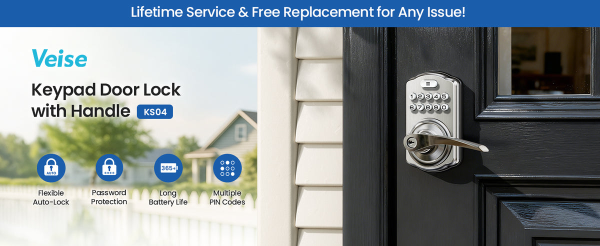 KS04 Keypad Door Lock with Handle
