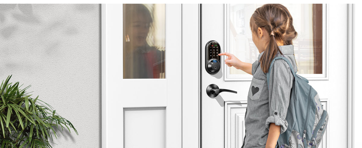 RZ07B Fingerprint Smart Lock with Levers