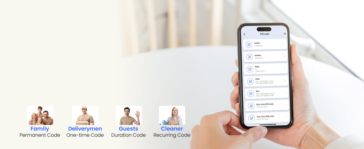 VE017G Wi-Fi Smart Door Lock with Fingerprint