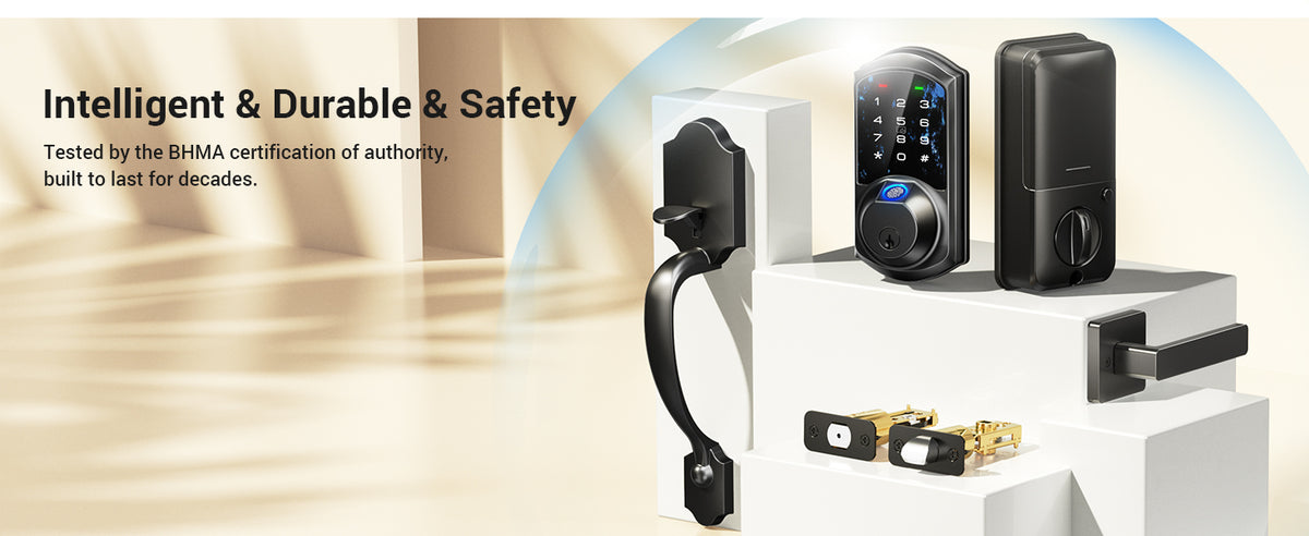 VE07-H Fingerprint Smart Lock with Handles