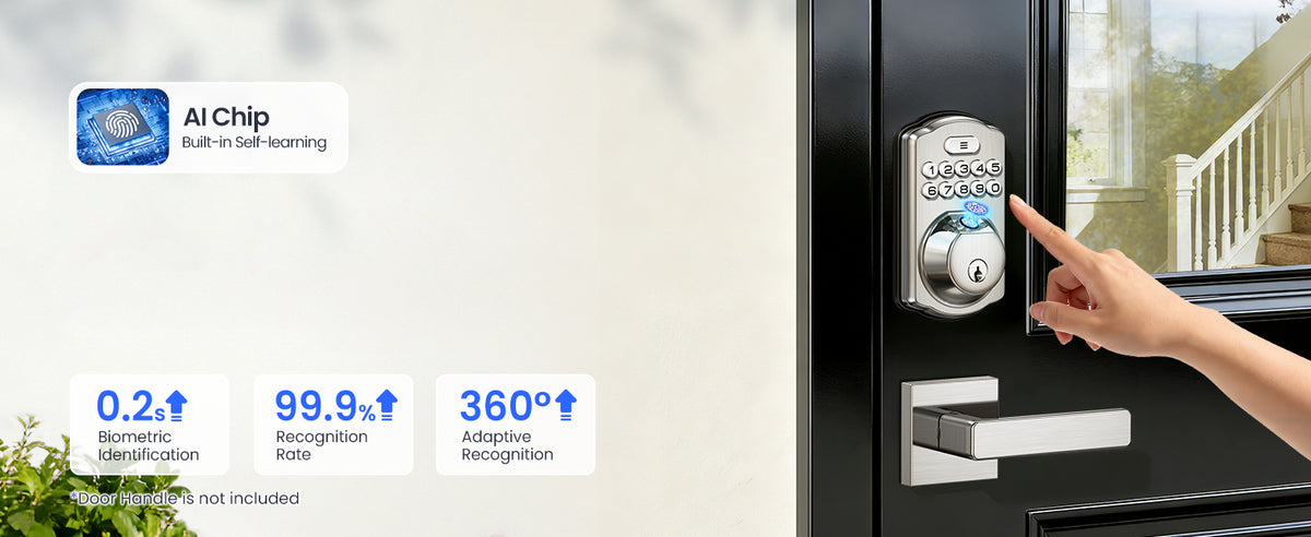VE012W Built-in Wi-Fi Fingerprint Smart Lock