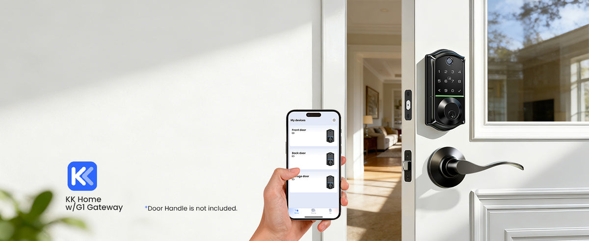 VE017 Fingerprint Smart Door Lock with App Control