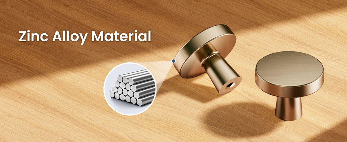 NK-1.16IN Cabinet Knobs 1-1/4 Inch  Zinc  Cabinet Handles
